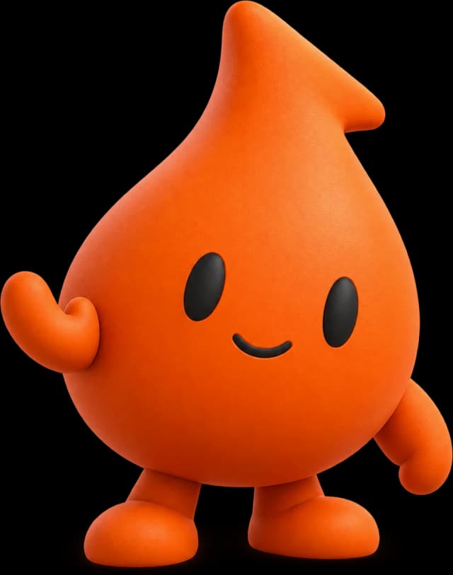 DataDropX mascot standing